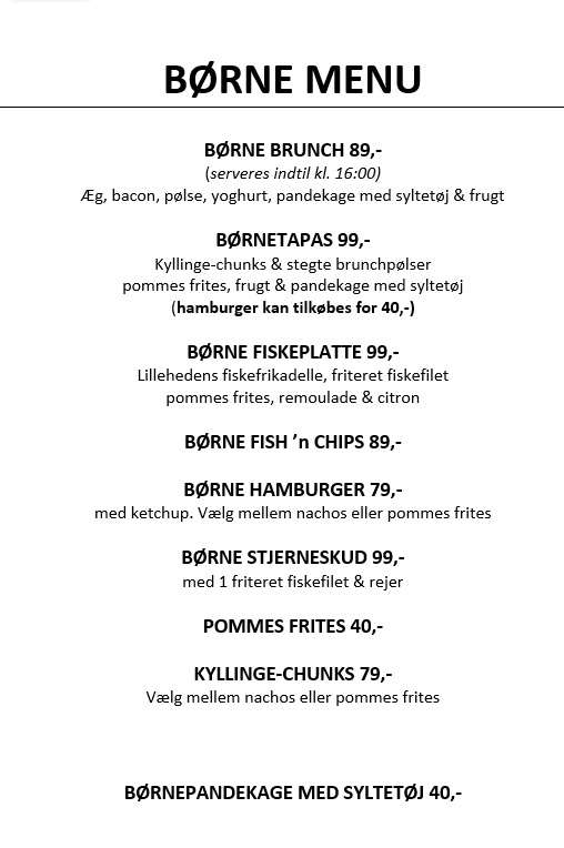 ny ny børnemenu